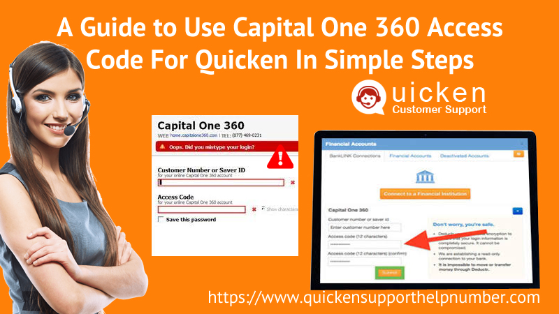 Guide to Use Capital One 360 Access Code For Quicken