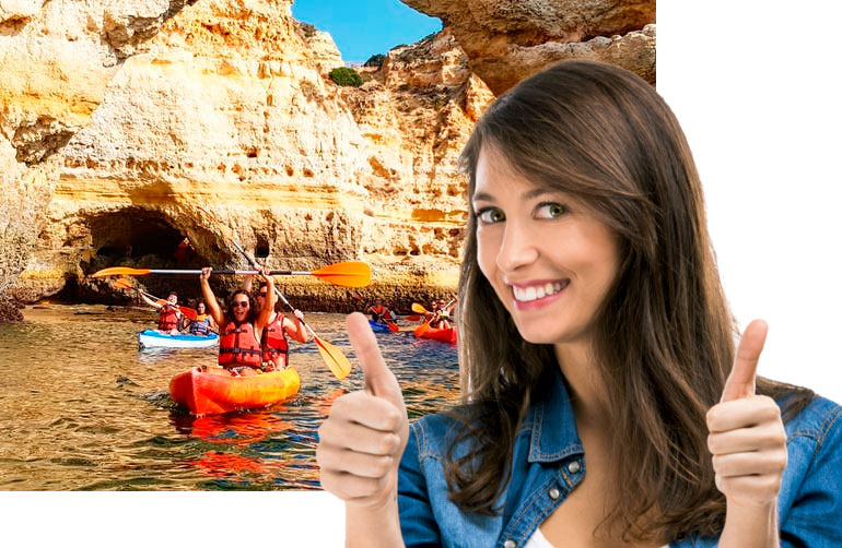 Benagil Kayaks Tours With Guide - ToursXplorer.com