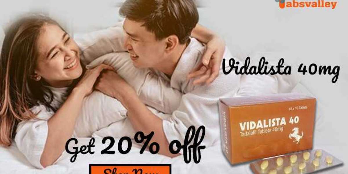 Buy Vidalista 40 Mg@ Online | Tadalafil | Safe ED Pill | USA