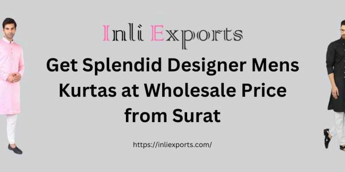 Get Splendid Designer Mens Kurtas at Wholesale Price from Surat