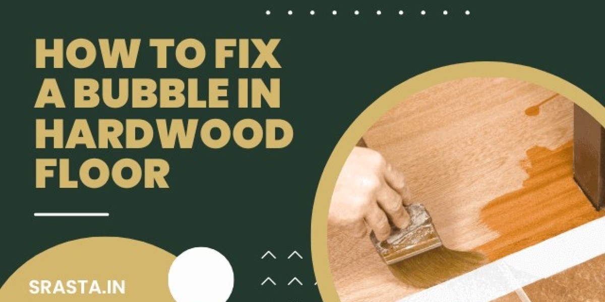 Fixing a bubble in a hardwood floor requires a careful and precise approach to ensure a seamless repair