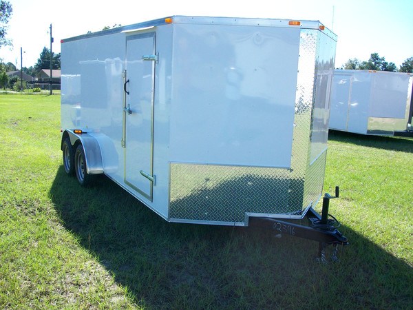 7x14 Enclosed Trailer, Various Options At MakeMyTrailer