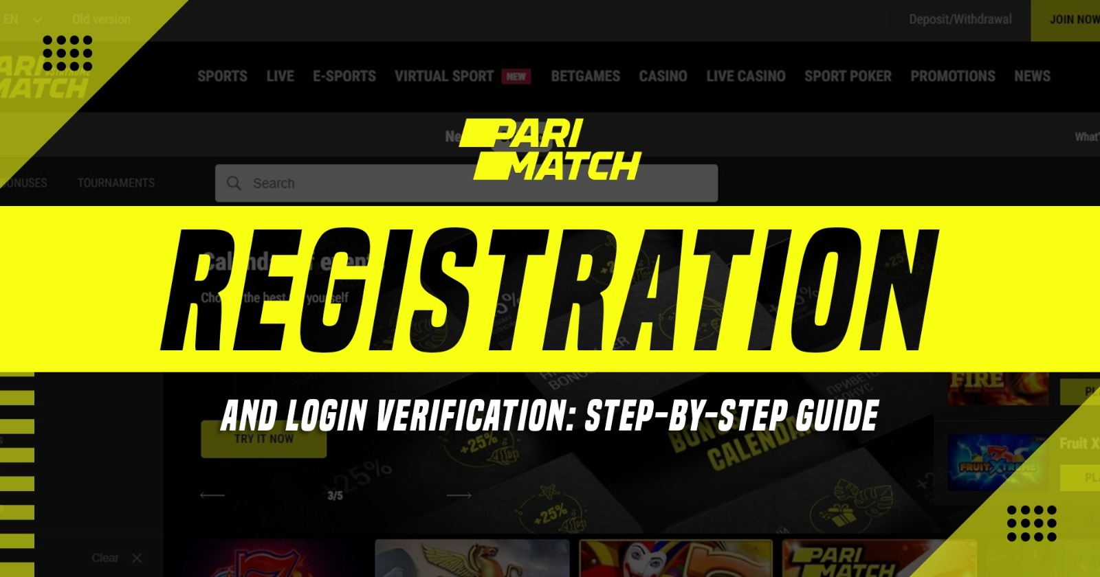 Parimatch Registration & Login Verification: Step-by-Step Guide