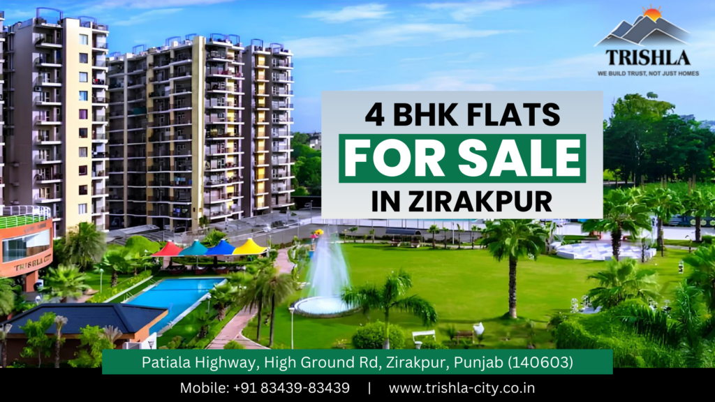 4 BHK Flats in Zirakpur - A Detailed Tour and Overview!