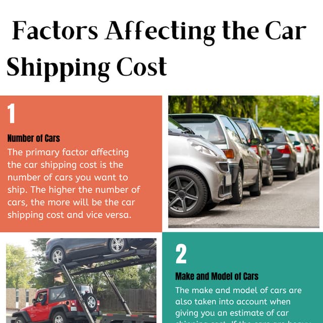 Factors Affecting the Car Shipping Cost - Transport Masters USA | PDF