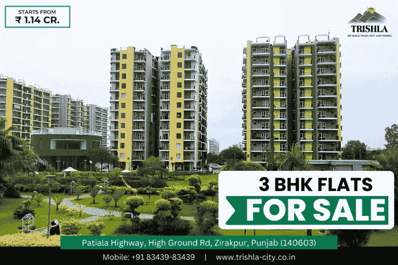 3 BHK Flats in Zirakpur - Your Guide to a Greener Tomorrow