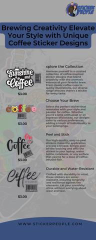 Brewing Creativity Elevate Your Style with Unique Coffee Sticker Designs