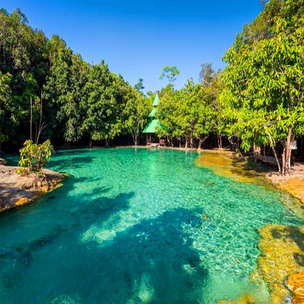 Krabi day tour: Hot Spring Waterfall + Emerald Pool - Tiger Temple |