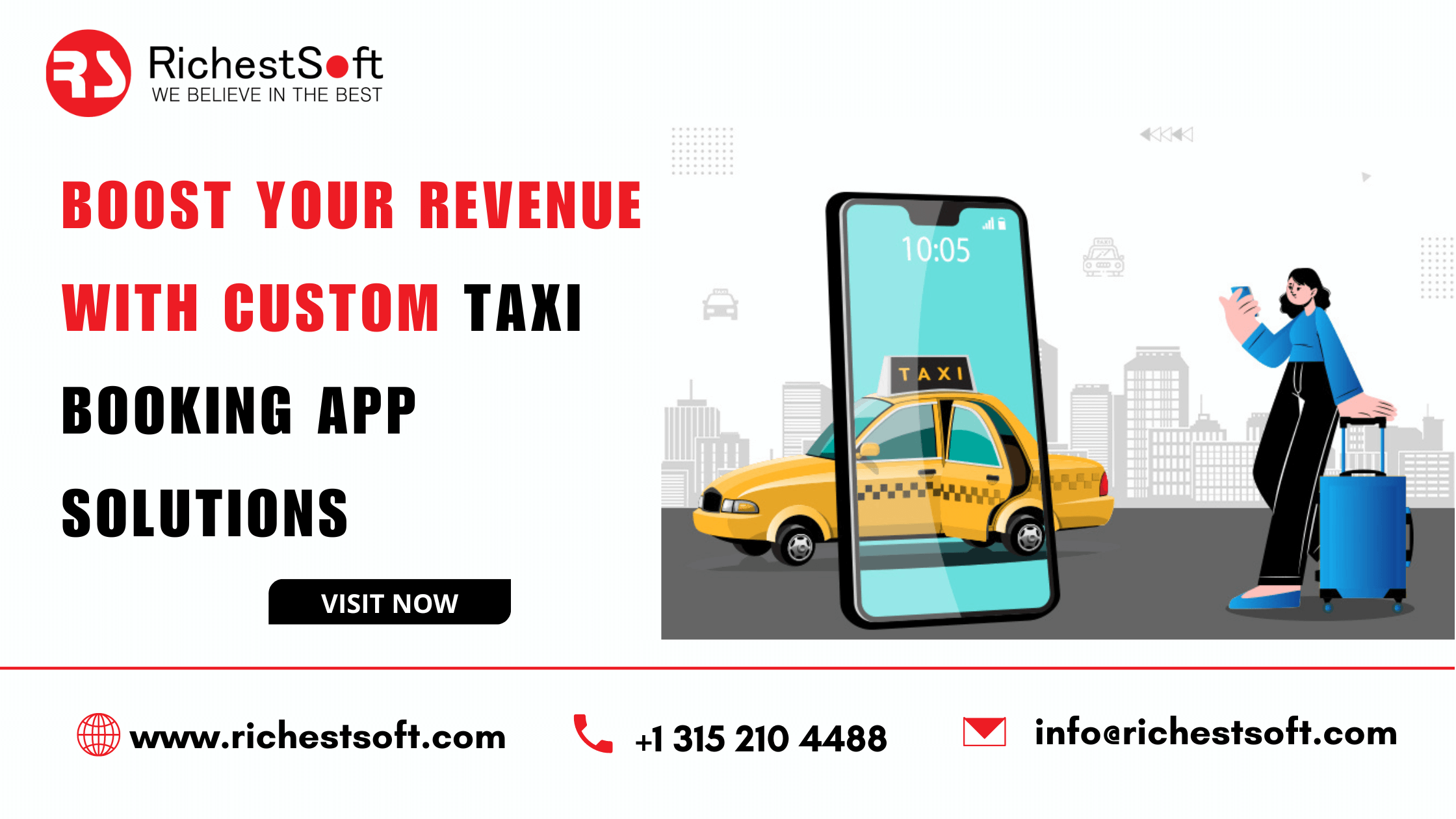 Boost Your Revenue with Custom Taxi Booking App Solutions