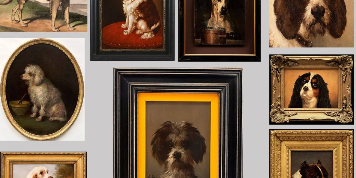 Cherished Canine Memories: Exploring Antique Dog Portraits' Enduring Charm