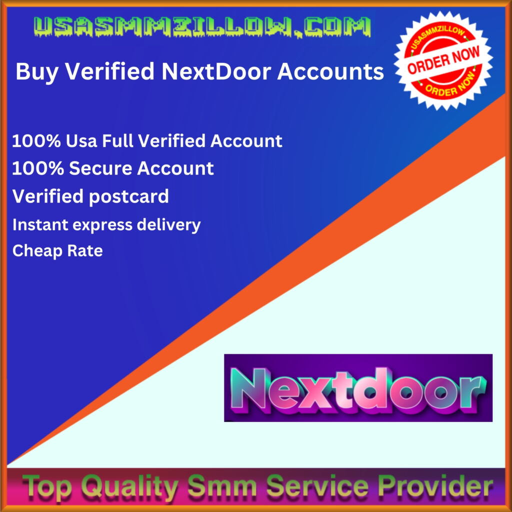 Buy Verified NextDoor Accounts - 100% Verified
