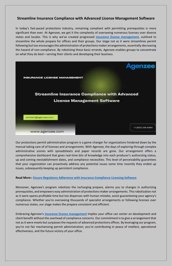 PPT - Efficient Insurance License Management And Compliance Platform PowerPoint Presentation - ID:13013168
