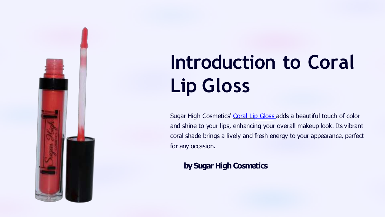 Buy Coral Lip Gloss Online at Lowest Cost