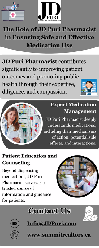 The Role of JD Puri Pharmacist in Ensuring Safe and Effective Medication Use — Postimages