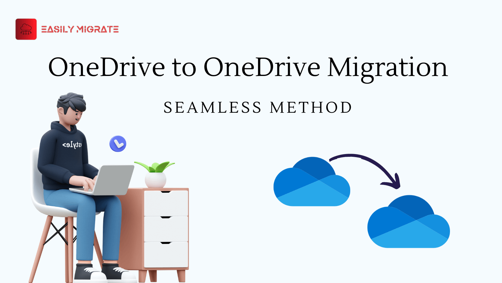 Seamlessly Method for OneDrive to OneDrive Migration