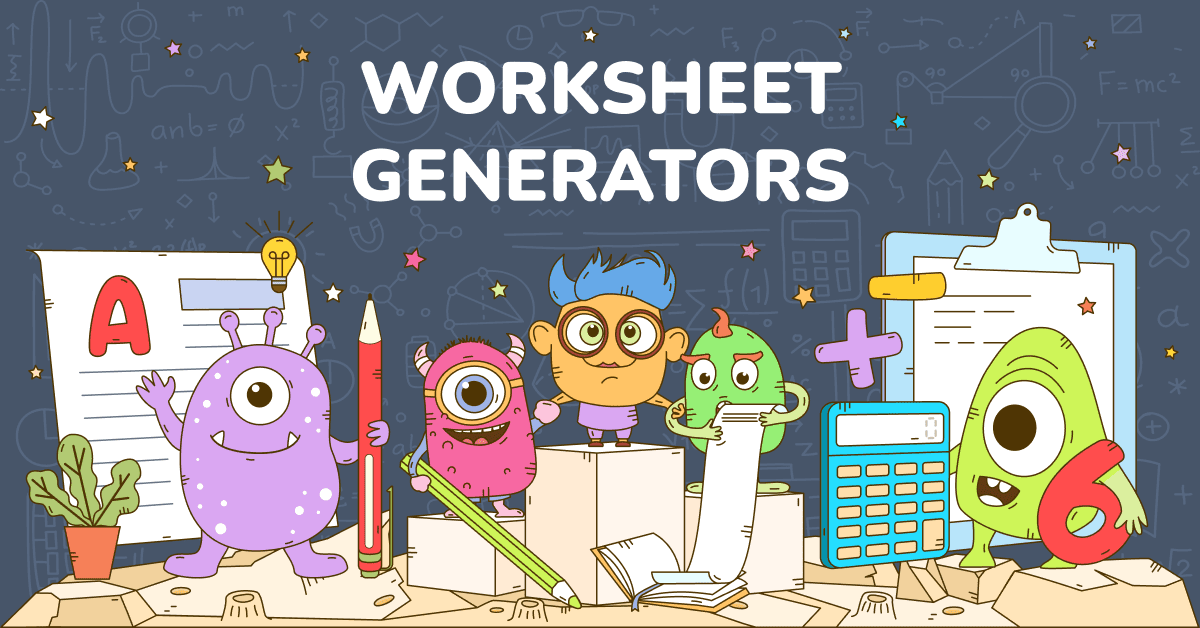 Free Printable Worksheets Generators for Kids - BrainHunters Academy