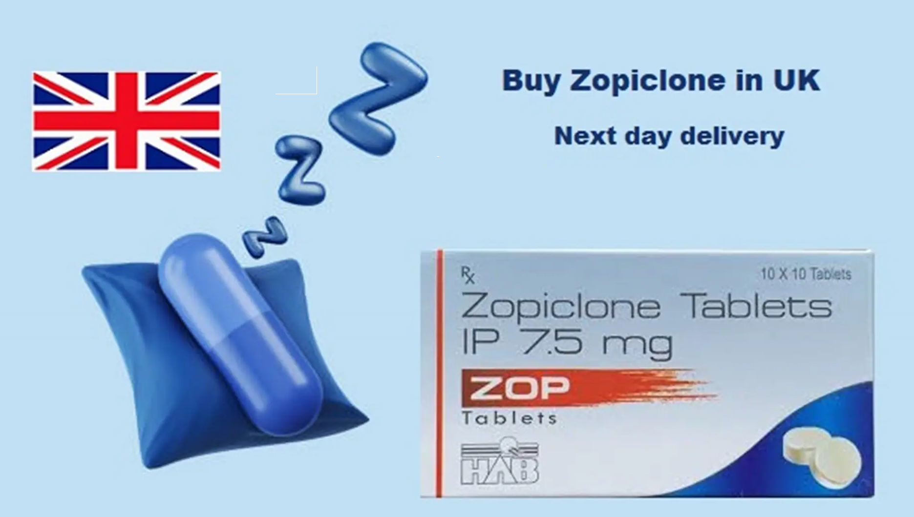 Order Zopiclone for all kinds of Sleep disorders and Insomnia