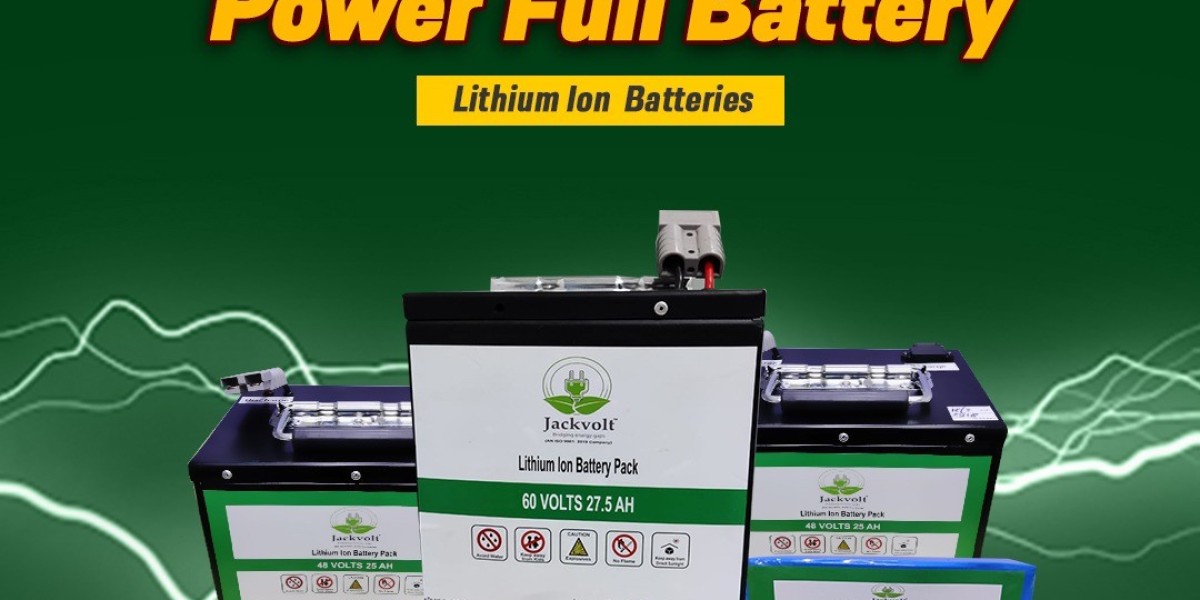 Energy Storage with JackVolt's Lithium Ion Battery Pack 48V and Custom Battery Packs