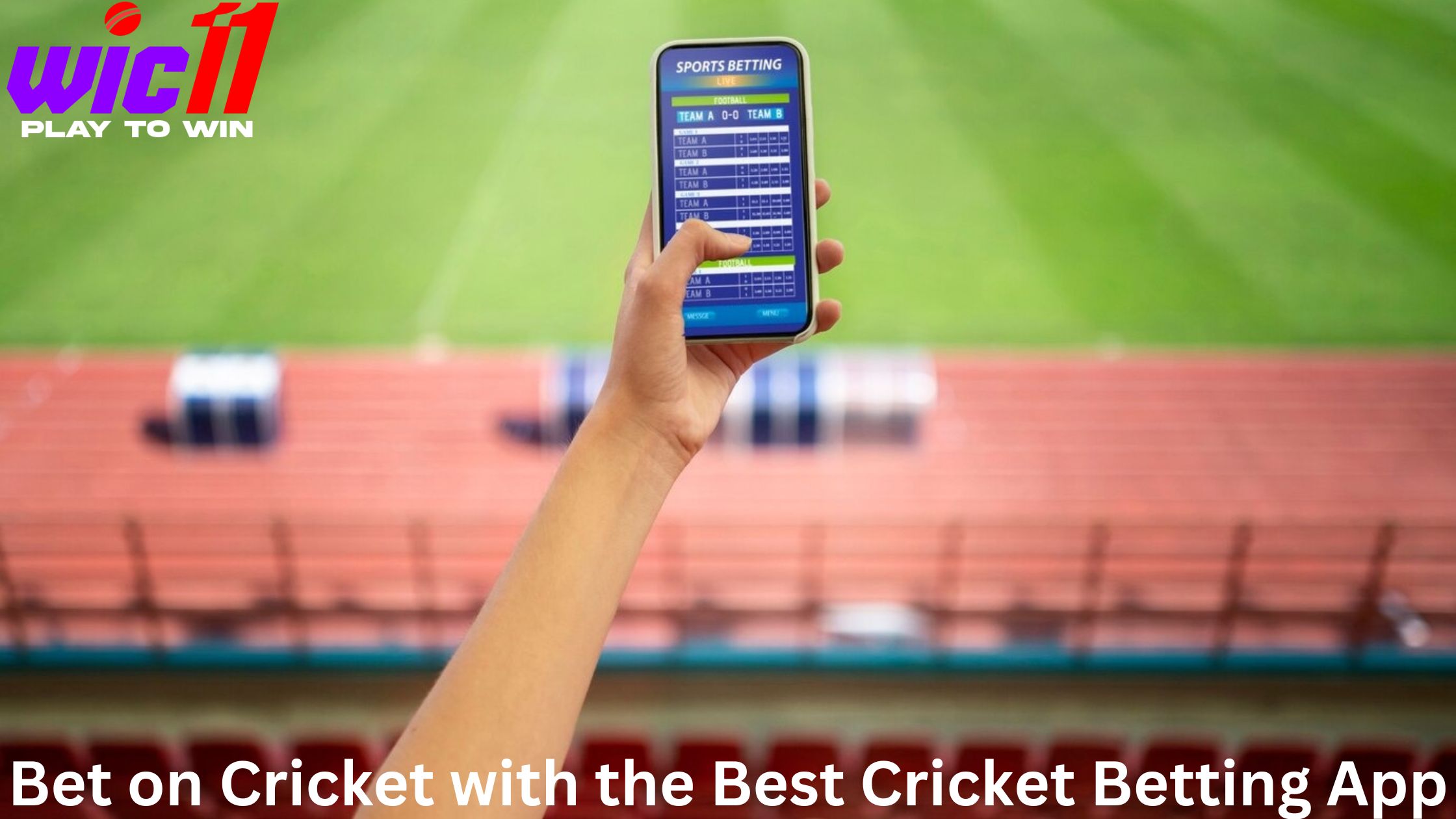 Bet on Cricket with the Best Cricket Betting App- Wic11 App