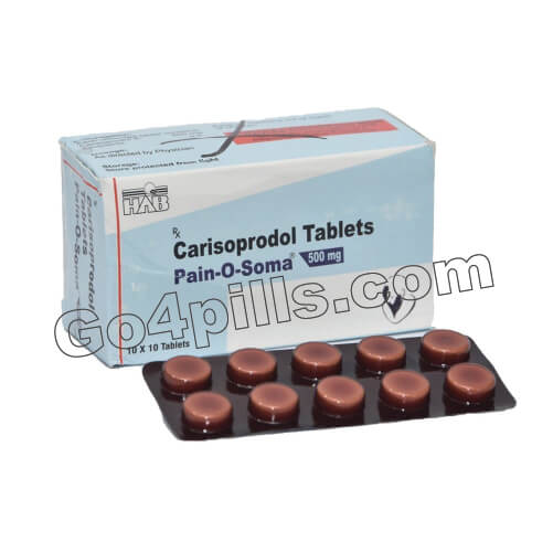 Pain O Soma 500mg (Carisoprodol) | Best Muscle Pain Relaxant