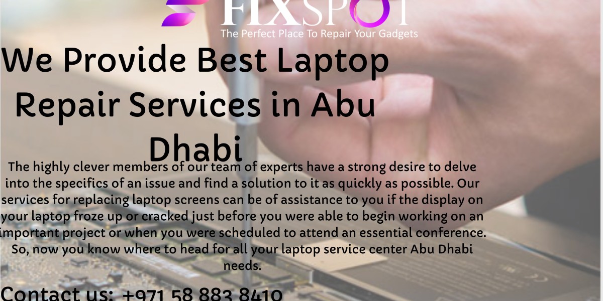 Fixspot Electronics - Best Laptop Repair Center in Abu Dhabi