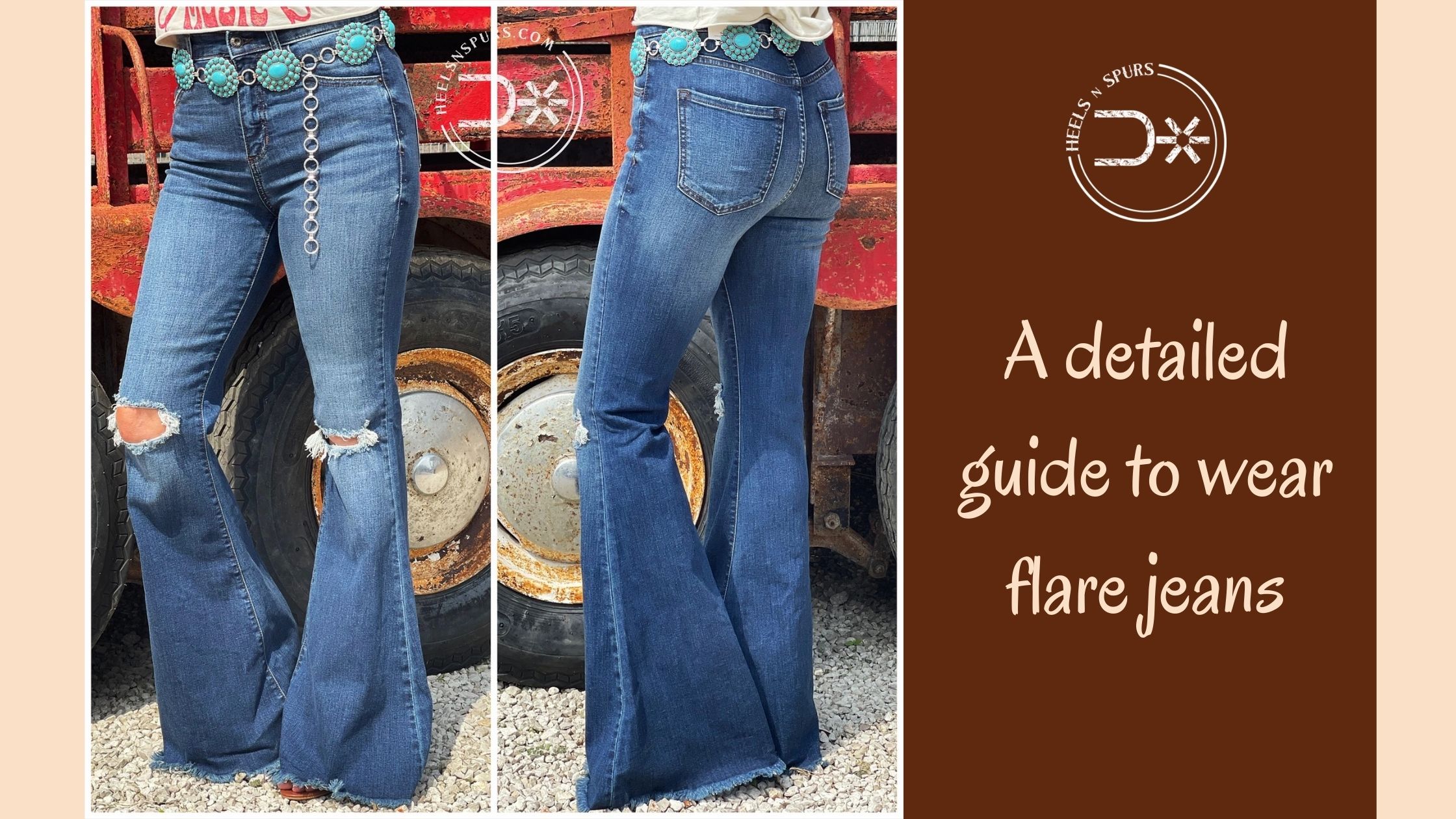 A detailed guide to wear flare jeans