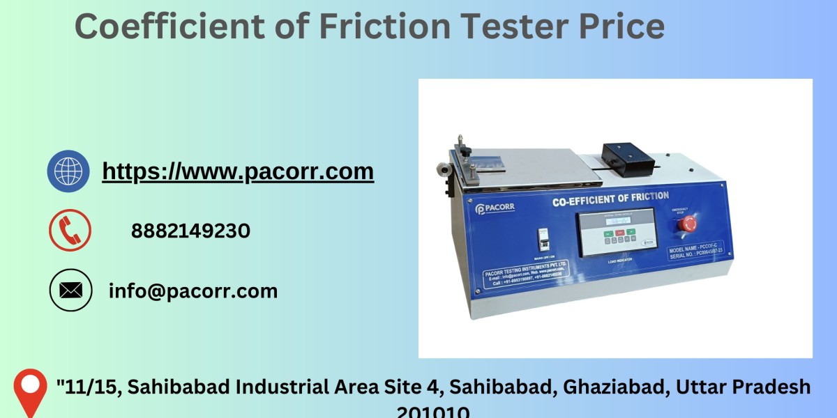 "Advanced Features of Modern Coefficient of Friction Testers: Enhancing Accuracy and Efficiency"