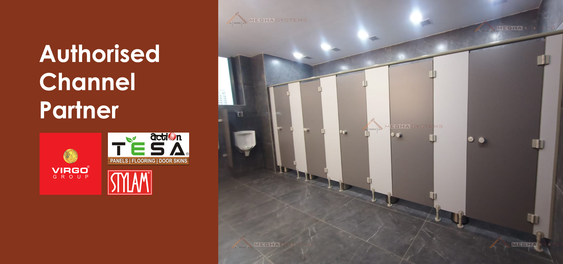 Toilet Cubicle Manufacturers in Delhi - Megha Systems