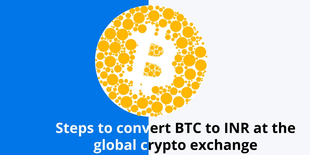 Steps to convert BTC to INR at the global crypto exchange