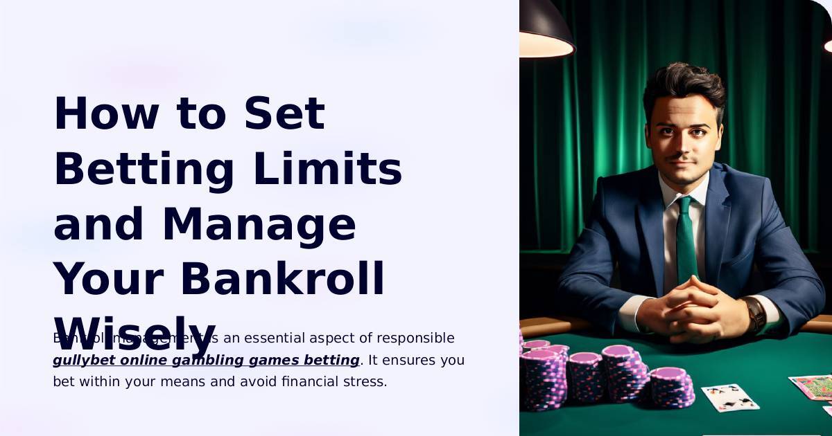 How to Set Betting Limits and Manage Your Bankroll Wisely