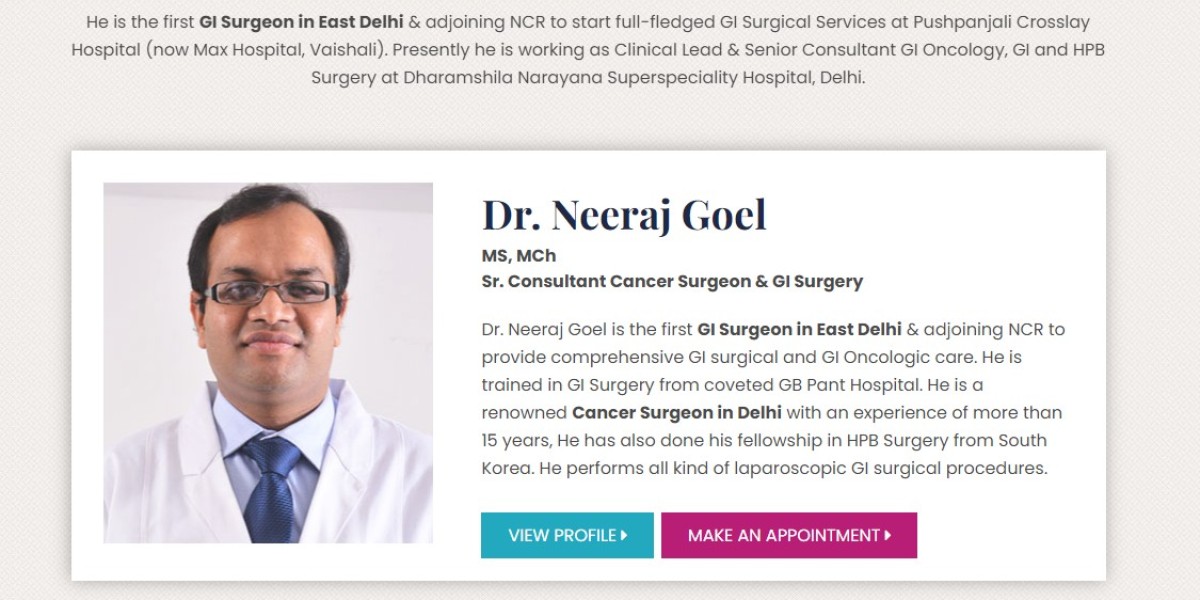 Leading Cancer Specialist Delhi: Dr. Neeraj Goel