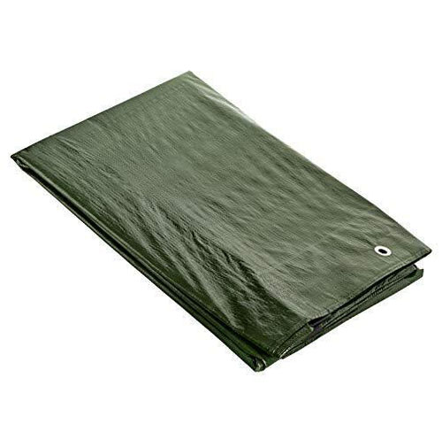 Heavy Duty Tarpaulin Waterproof Green Tarp Sheet Cover 140gsm - Uk Tarps