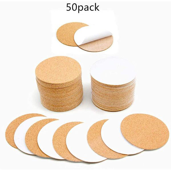 Adhesive Coaster Cork Sheet (Pack Of 50 Sheets) - Floor Safety Store
