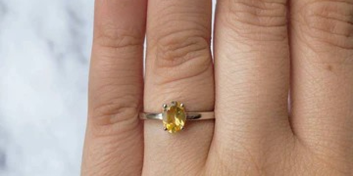 Golden Glow: Dainty Citrine Rings for Every Occasion