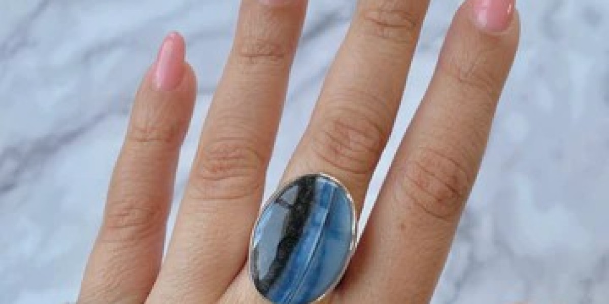 Dazzling Statement Blue Opal Ring Benefits & Healing Properties
