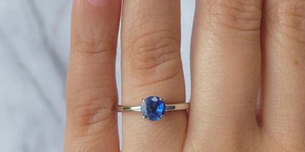Serene Blue Hues: Dainty Kyanite Ring Collection