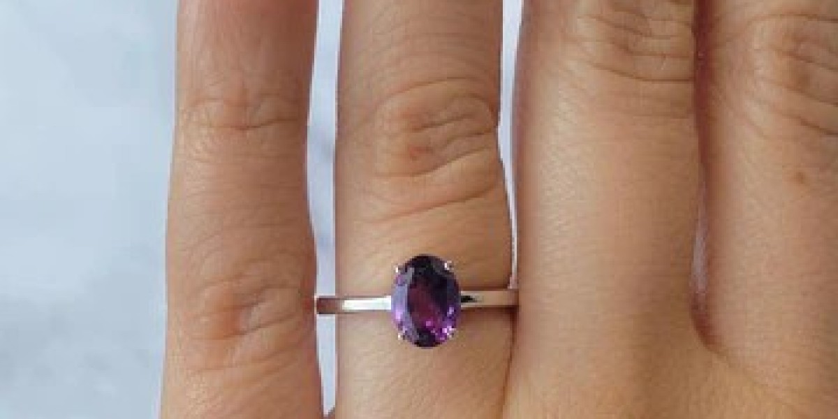 Elegance in Simplicity: Dainty Amethyst Ring Collection
