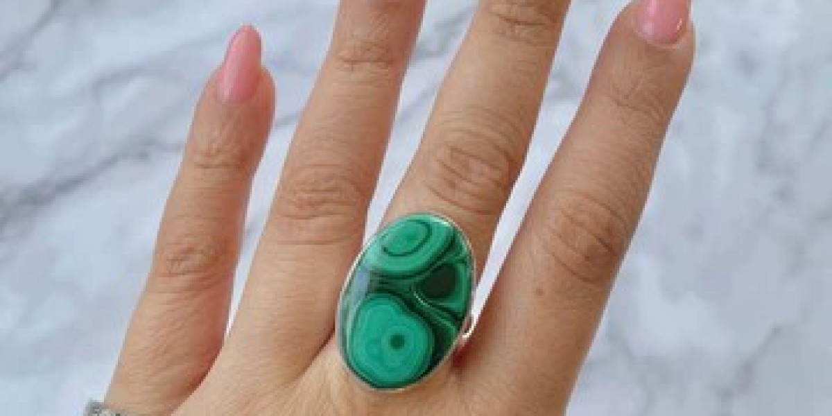 Unveiling the Healing Powers of Statement Malachite Ring