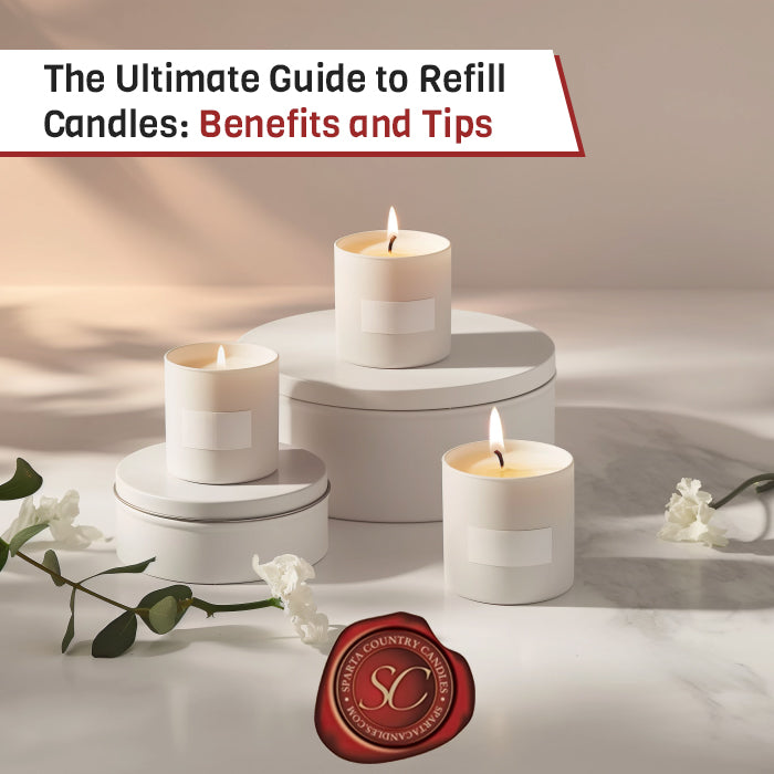 The Ultimate Guide to Refill Candles: Benefits and Tips - Sparta Country Candles