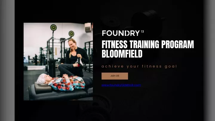 PPT - Fitness training program Bloomfield PowerPoint Presentation, free download - ID:13499551