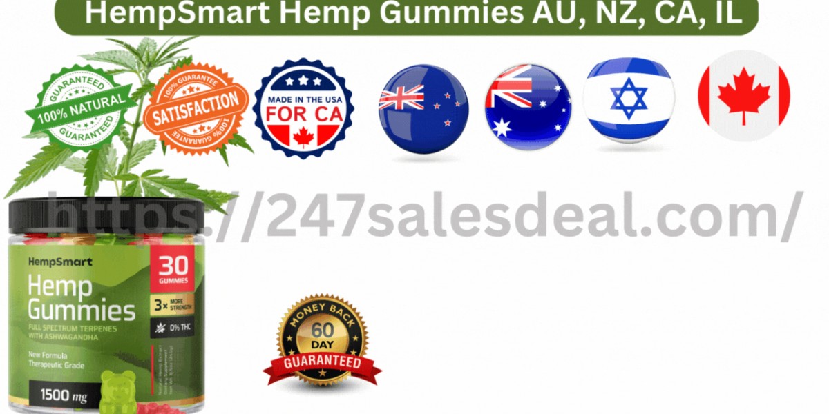 HempSmart Hemp Gummies (AU, NZ, CA) Reviews, Official Website, Cost & Buy