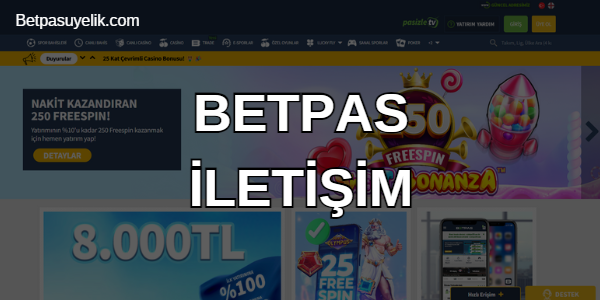 Betpas İletişim ve Müşteri Hizmetleri Yardım