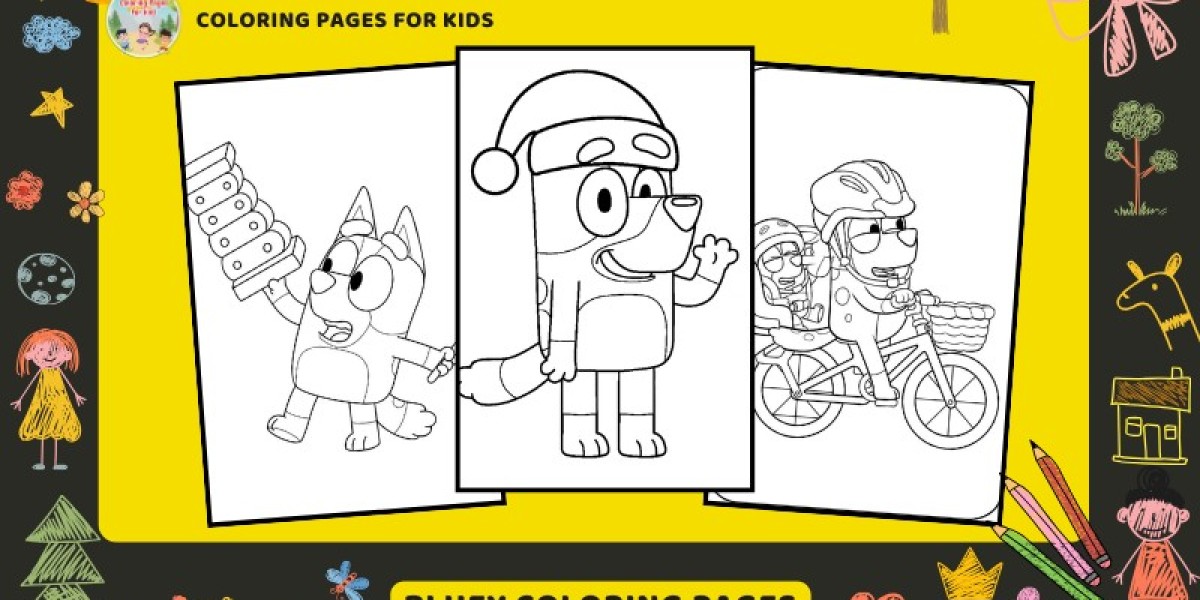 Bluey Coloring Pages: Let's Create Special Artwork Together!