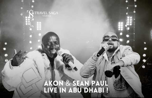 Akon and Sean Paul Live in Abu Dhabi! - Travel Saga Tourism