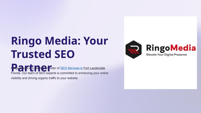 Ringo-Media - Best SEO Services In Florida | PPT