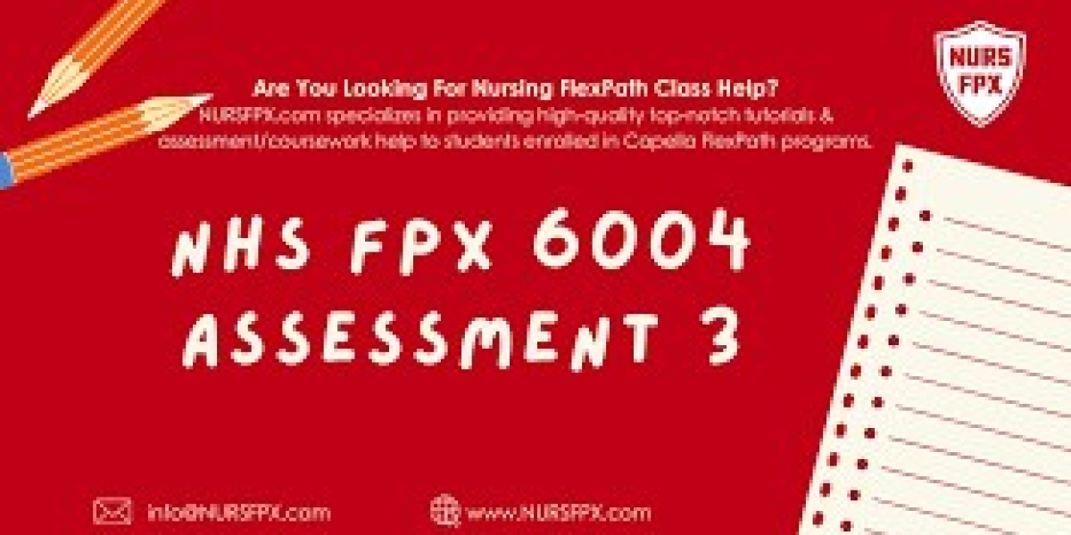 Understanding the NHS FPX 6004 Assessment 3: A Guide for Nursing Students