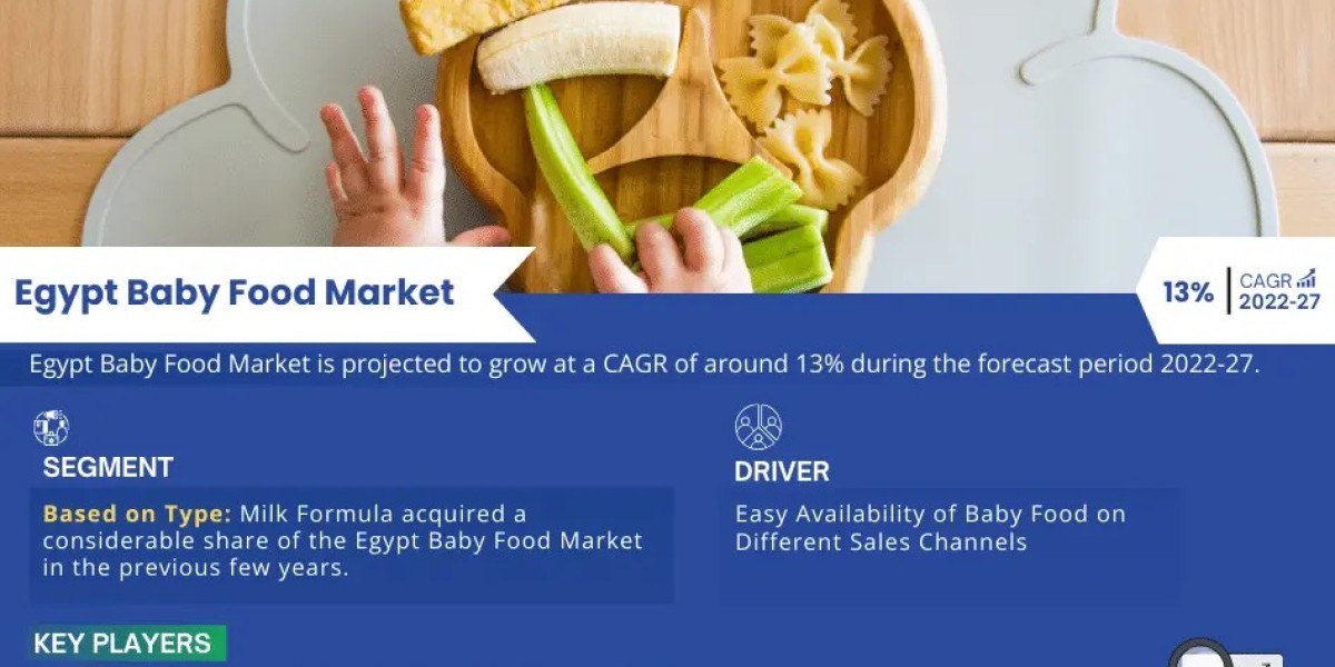 Key Manufacturers Operating in Egypt Baby Food Market to Hit Lucrative Growth CAGR of 13% by 2027