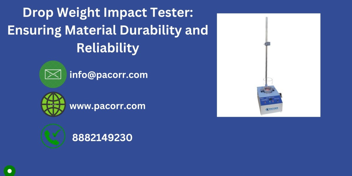 Why Every Manufacturer Needs Pacorr's Drop Weight Impact Tester for Accurate Impact Resistance Testing