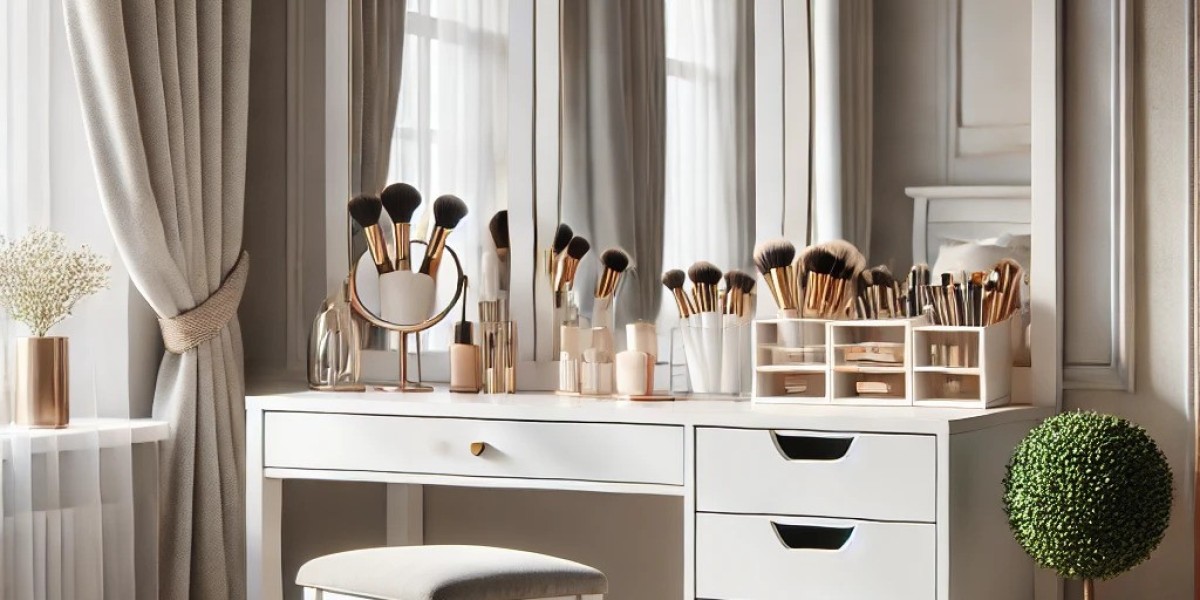 Transforming Your Space: The Allure of Corner Dressing Tables with Hollywood Mirrors