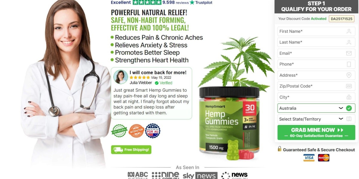 HempSmart Hemp Gummies (AU, NZ, CA) Reviews, Official Website, Cost & Buy